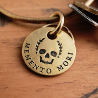 Brass Coin Keychain - Choose A Motto