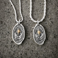 WORTHY JOURNEY - Gold Inlaid Star - Custom Stamp