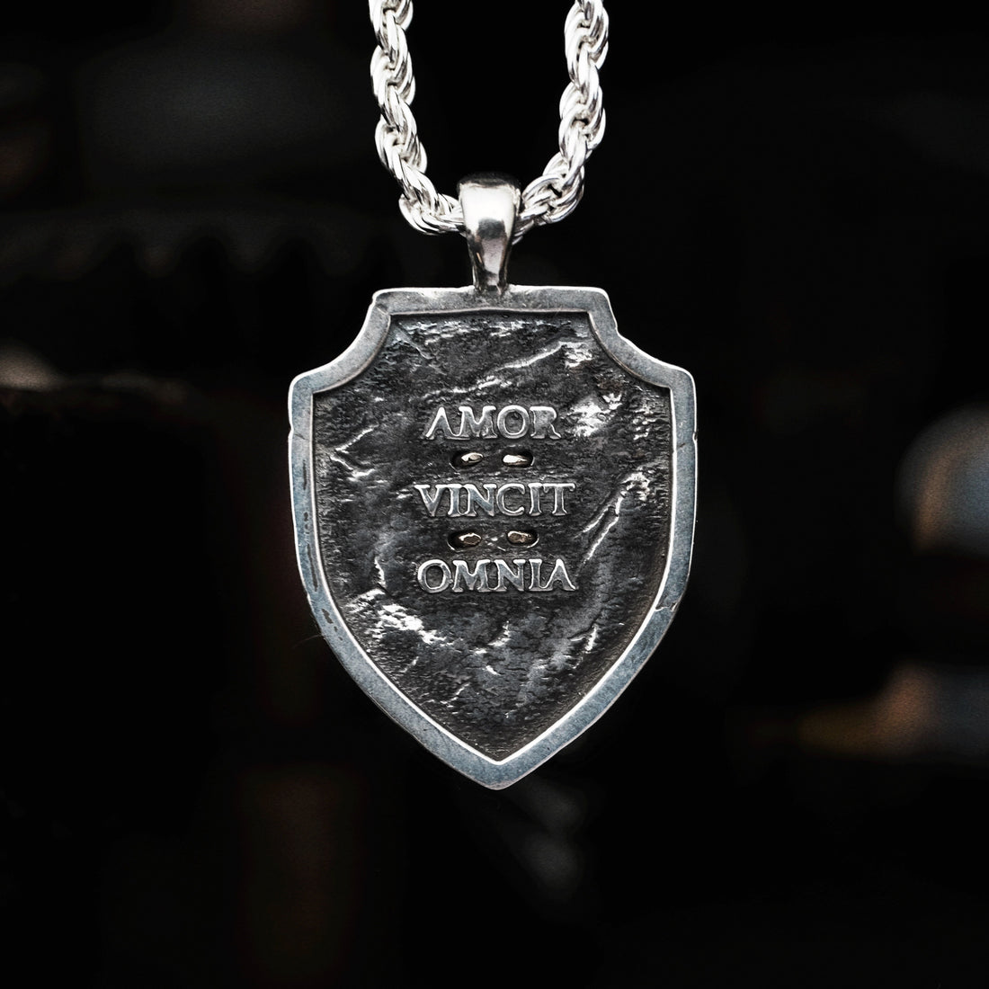 SHIELD OF FATHERHOOD 14K Gold Inlaid North Star Dagger