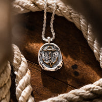 HOLD FAST - Brass Inlaid Anchor