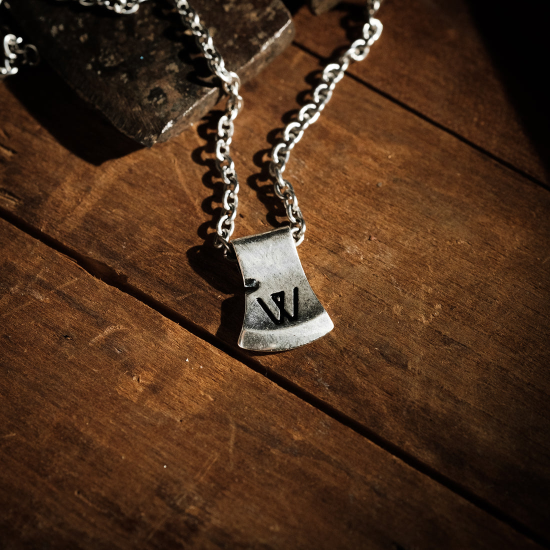 Wildwood Sterling Silver Axe-Head Pendant - Christmas Presale