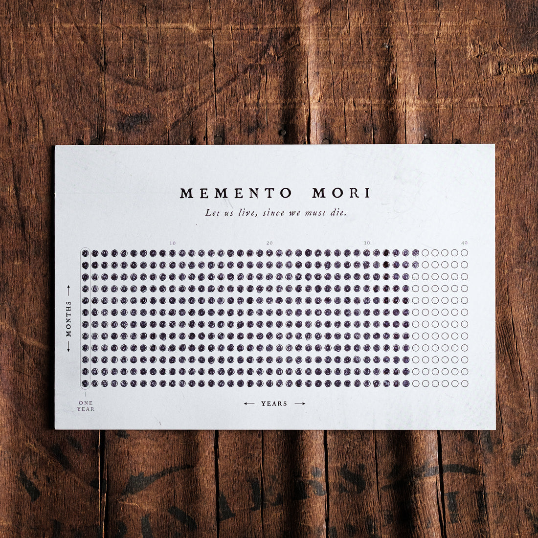 MEMENTO MORI Calendar Maritime Supply Co memento-mori-calendar-maritime-supply-co