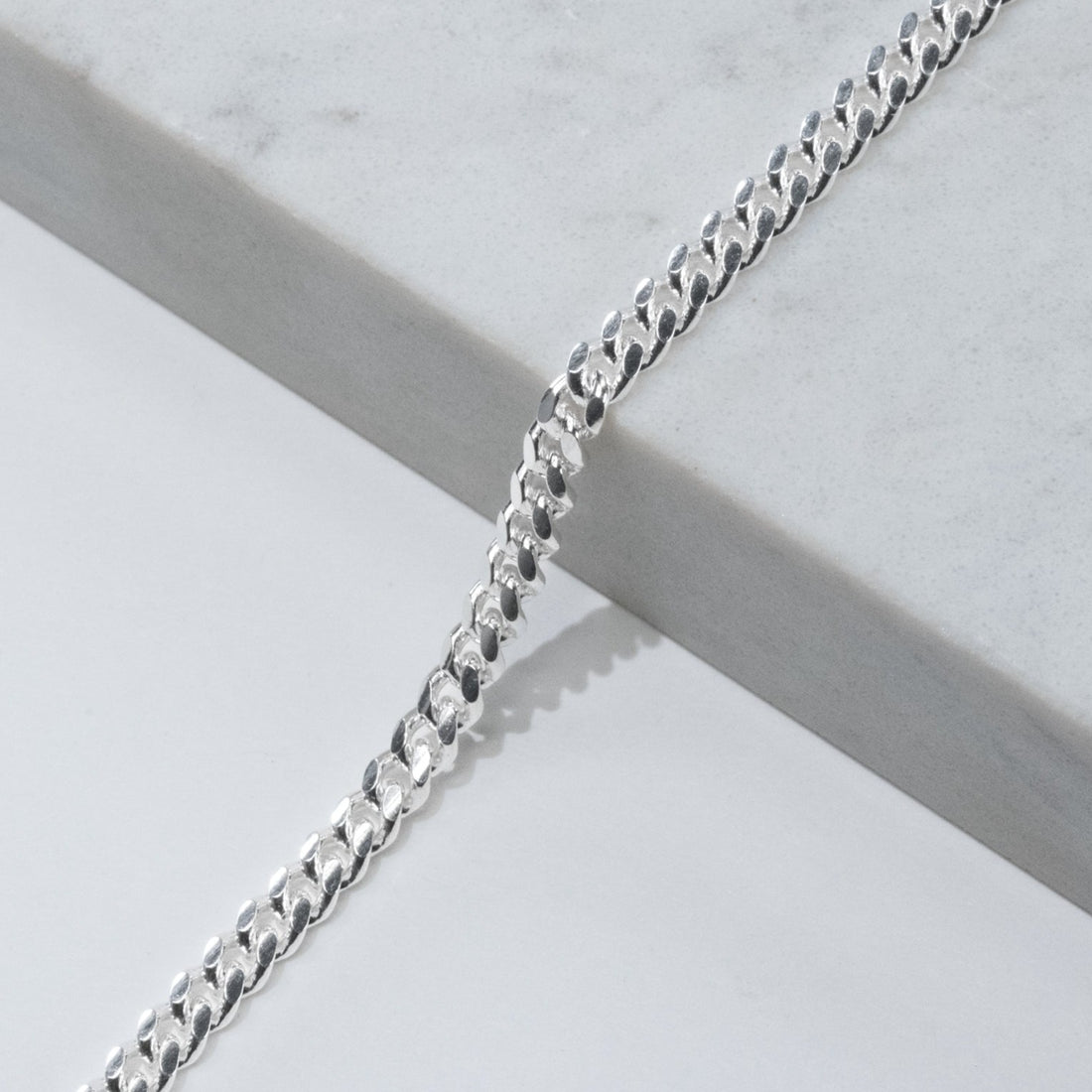 Sterling Silver Cuban Chain - 3.8mm