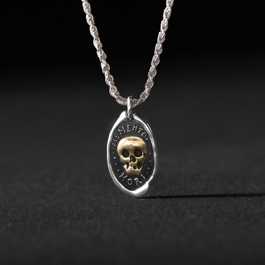 MEMENTO MORI - Gold Inlaid Skull - Christmas Presale