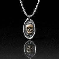 MEMENTO MORI - Gold Inlaid Skull - Christmas Presale