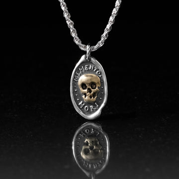 MEMENTO MORI - Gold Inlaid Skull - Christmas Presale