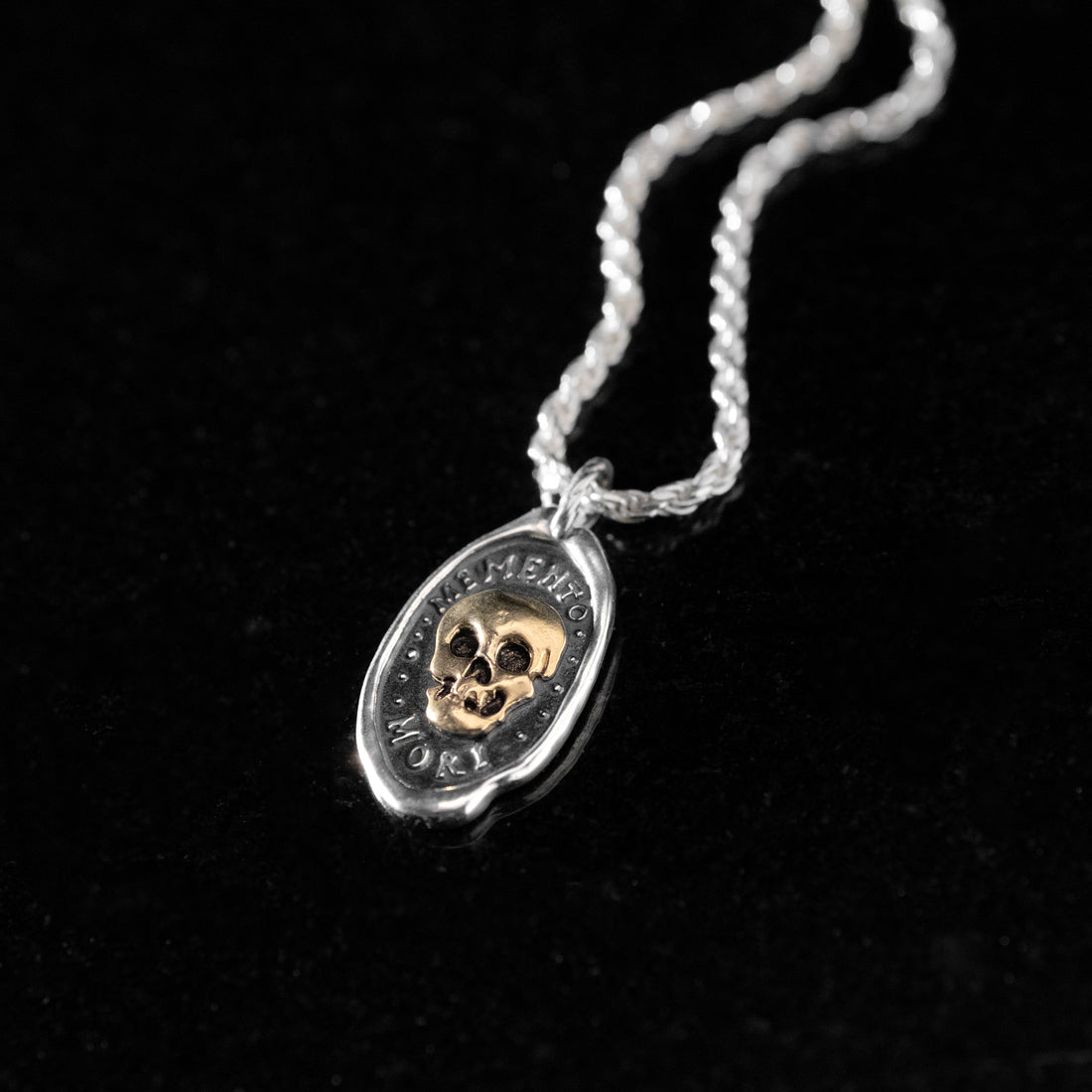 MEMENTO MORI - Gold Inlaid Skull - Christmas Presale