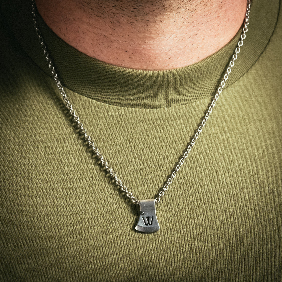 Wildwood Sterling Silver Axe-Head Pendant - Christmas Presale